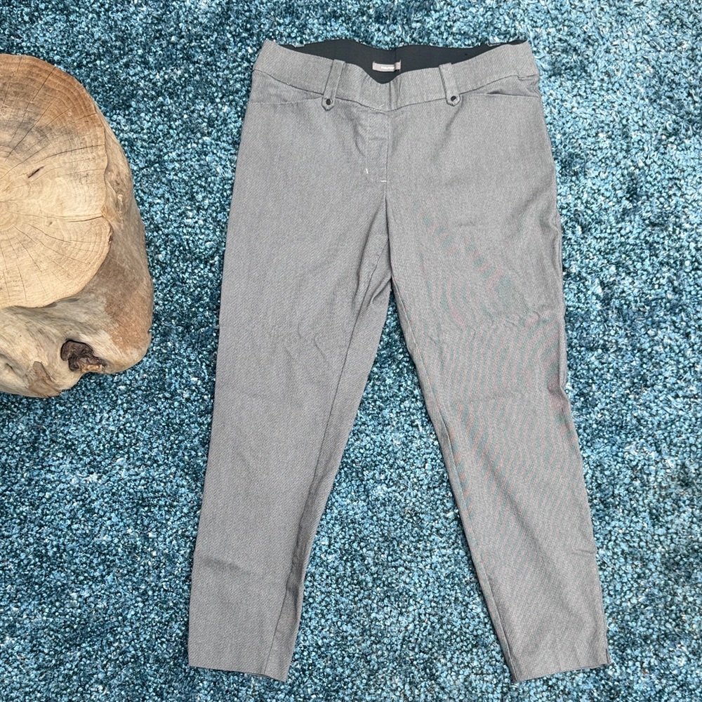 Gray Slim Fit Pants